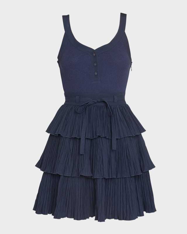 Georgia Tiered Mini Combo Dress